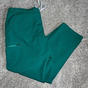 Figs Yola Scrub Pants - Hunter Green